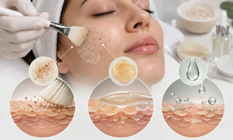 مقایسه لایه‌برداری فیزیکی، آنزیمی و اسیدی در فیشیال