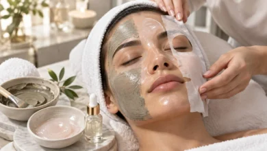 مقایسه ماسک خاک رس و ماسک ورقه‌ای در فیشیال