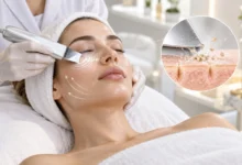 اتوی صورت و اسکرابر اولتراسونیک برای پاکسازی سطحی پوست