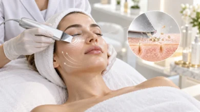 اتوی صورت و اسکرابر اولتراسونیک برای پاکسازی سطحی پوست