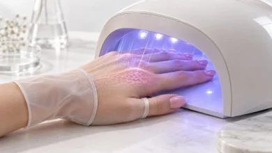 دست داخل لامپ UV/LED مخصوص ژل ناخن